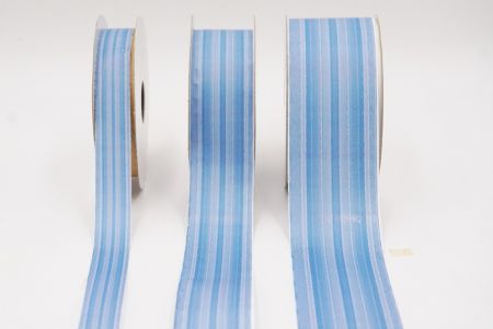 Світло-синій Смугастий Тканинний Риббон Набір_AI